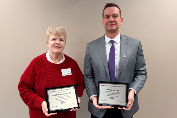 The Bluffton University Athletics Hall of Fame recognizes former student-athletes, coaches and supporters whose leadership, character and achievement reflect the university’s mission and commitment to educating the whole person. 