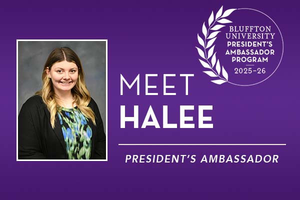 President's Ambassador Halee McDade '27