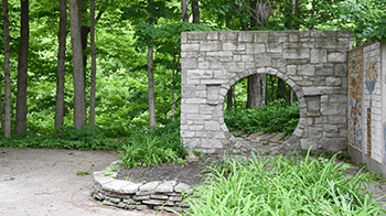 Peace Wall and Moon Gate