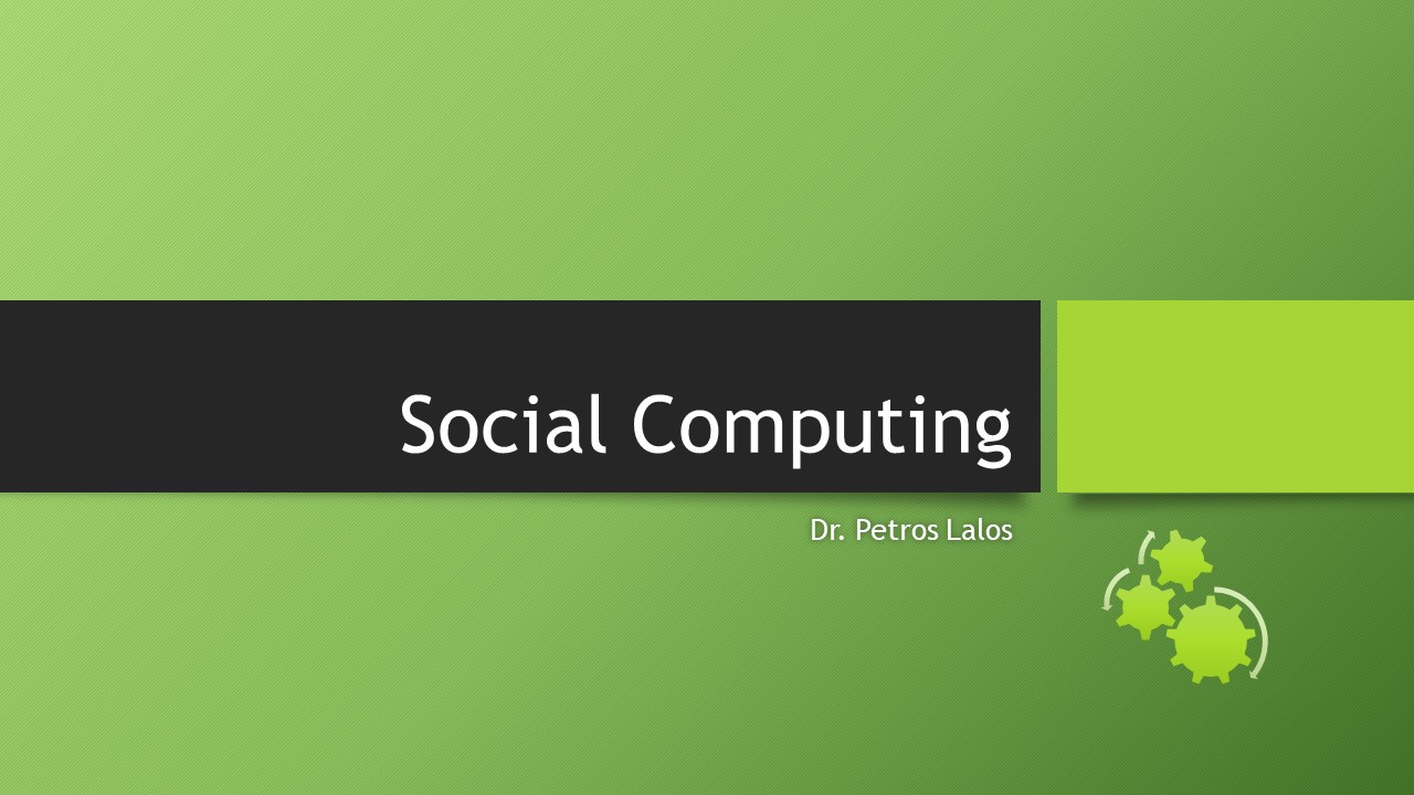 Course Image Social Computing