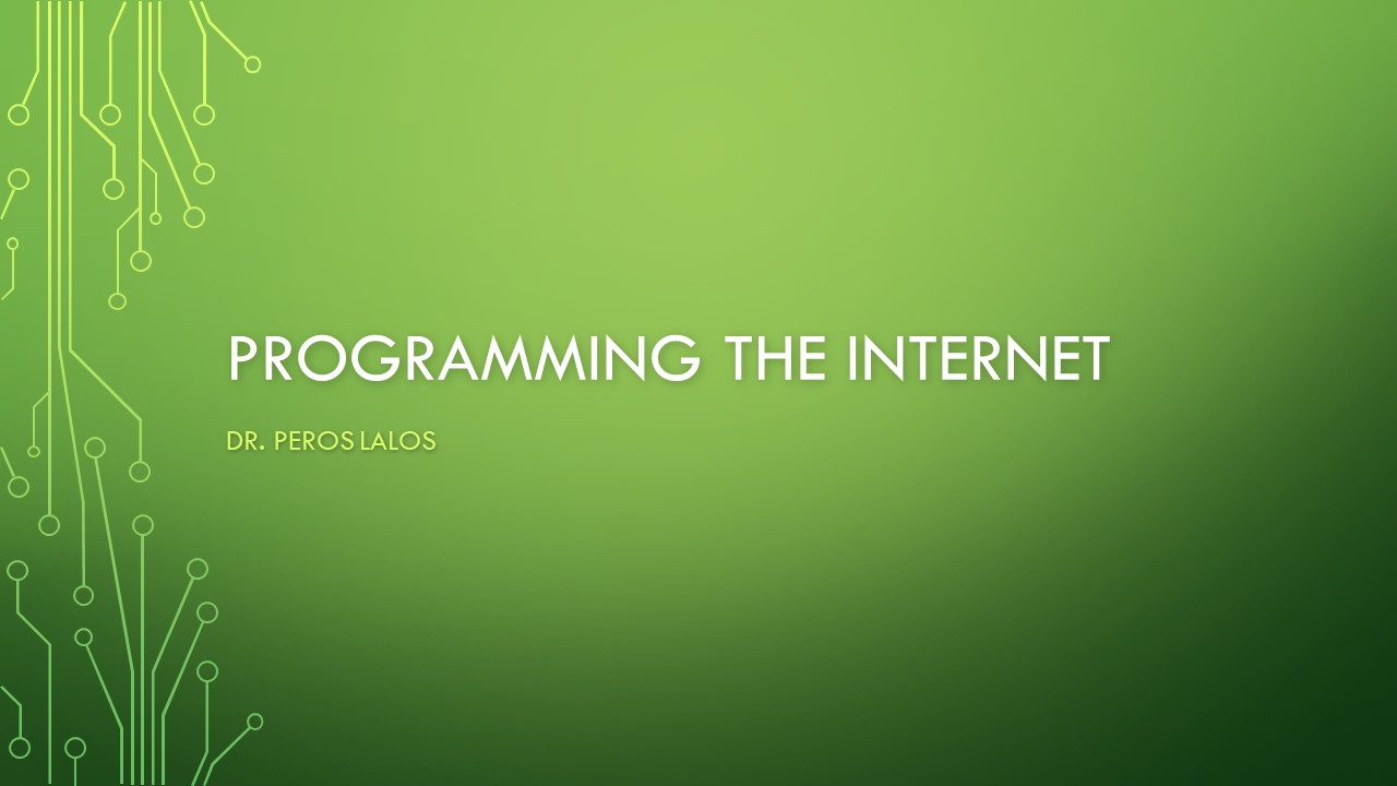 Course Image Programming the Internet